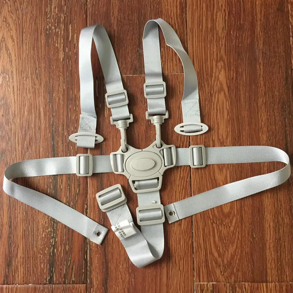 Child Dining Chair Belt Cross-shaped Design Baby 5 Point Harness High Chair Safe Belt Seat Belts For Strollers Car Seats