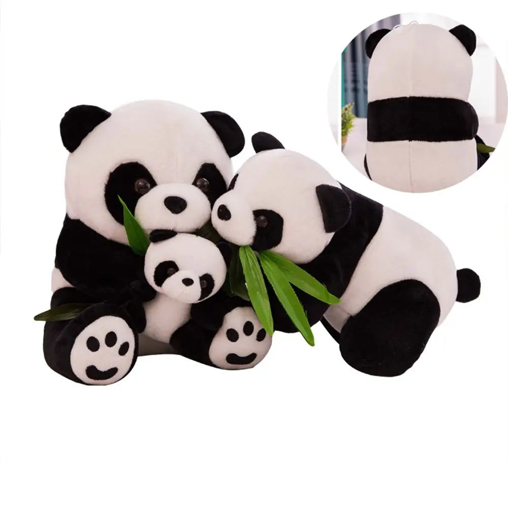 1PC Birthday Kneeling Sitting Kids Baby Soft Cloth Toy Cute Cartoon Pillow Plush Panda Stuffed Animals Present Doll