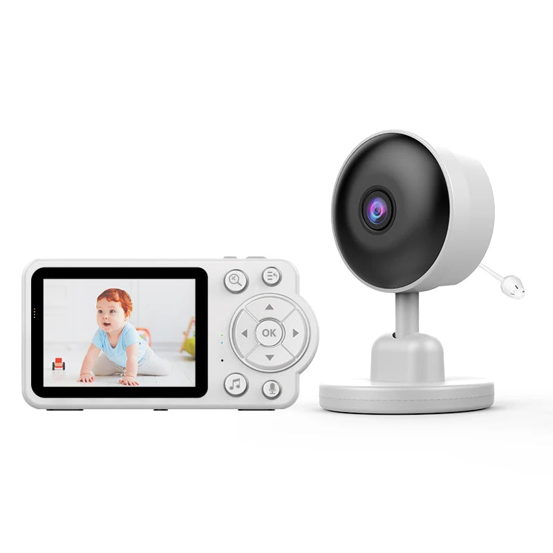 Baby Care Infrared Night Vision Breastfeeding Reminder Temperature Detection Lullaby Wireless Connection Video Surveillance