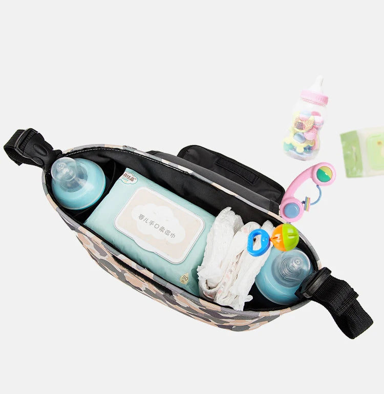 Baby Stroller Organizer Bag Waterproof Nappy Diaper Bag Travel Carriage Pram Cart Basket Hook Stroller Accessories Mummy Bag