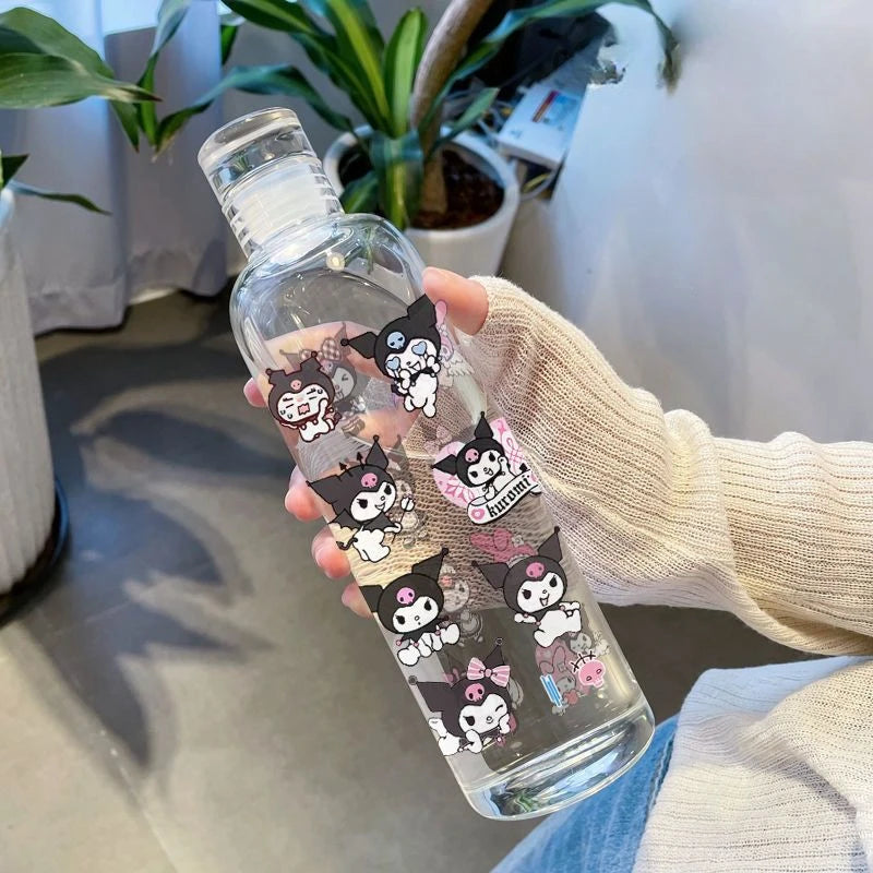 Hello Kitty High Capacity Water Bottle Fashion Sport Bottle Portable Travel Bottles Outdoor Fitness Sport Drinking Bottle Child