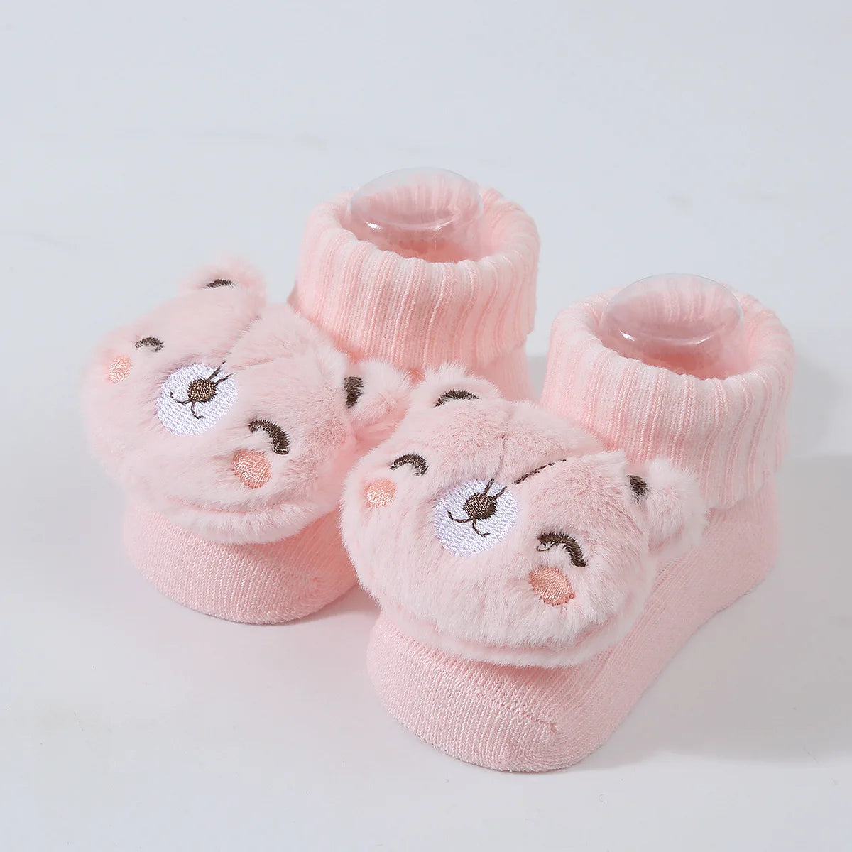 Baby Socks Spring and Autumn Soft Cotton Newborn Baby Socks in The Tube Cartoon 3D Doll Infant Boys Girls Socks 0-6 months