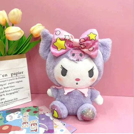 Sanrio Kuromi Fantasy Plush Toy Crane Gift toys for kids girl Gifts Plush Toys Plushie Stuffed Animal Patung Dolls pillow