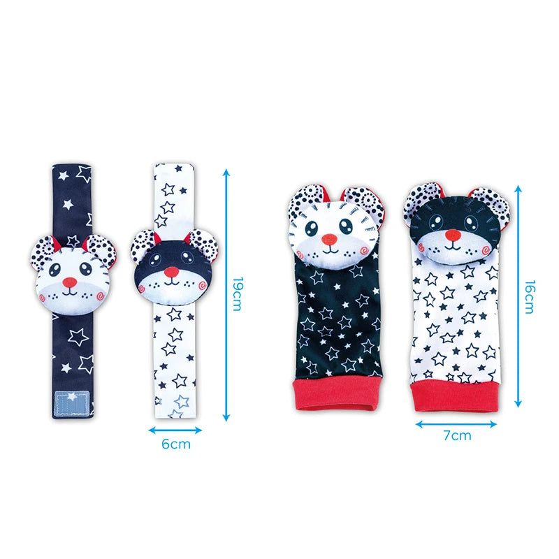 Baby Development Toys 0 6 12 Months Sensory Baby Teether Rattle Hand Grip Toys Soft Teething Educational Toys Games For Babies