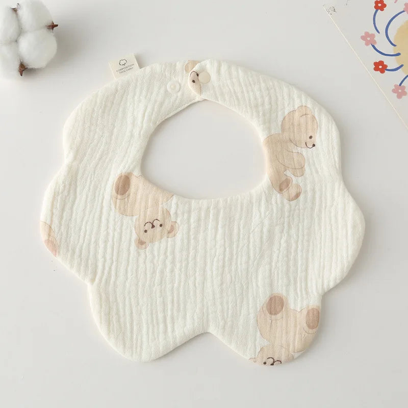 Newborn Baby Bibs Infant Burp Cloths Baby Stuff Feeding Drool Bandana Saliva Towel Toddler Bib Baby Accessories Dropshipping
