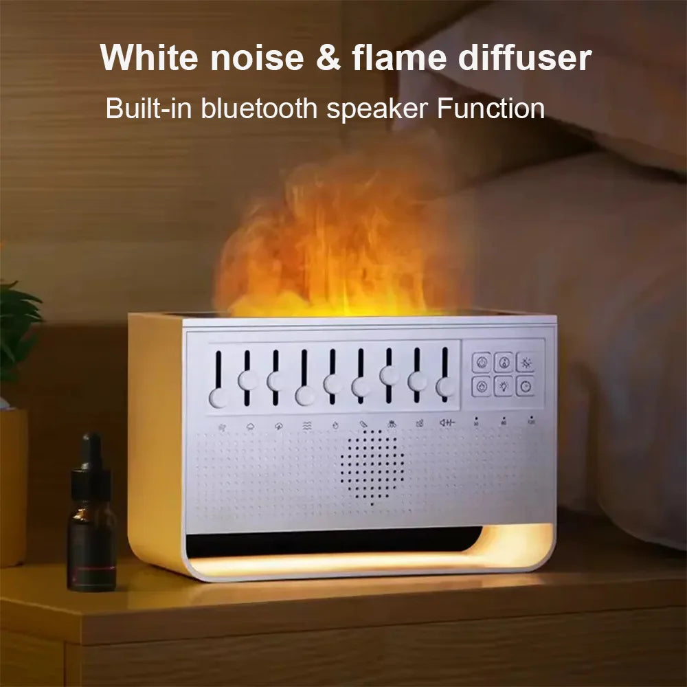 C221 Portable White Noise Built-in Bluetooth Speaker Humidifier Sleep Aid Device All-in-one Machine with 8 Group Nature Sounds