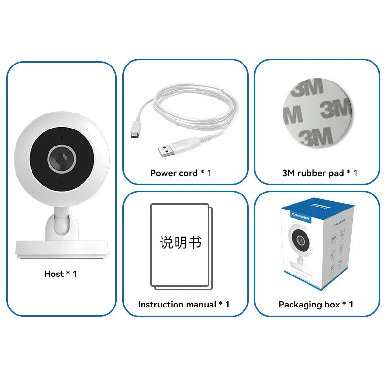 Xiaomi A2 Wireless WiFi Smart Camera Bidirectional Voice 360° Motion Detection Baby Monitor HD Security Surveillance Camera
