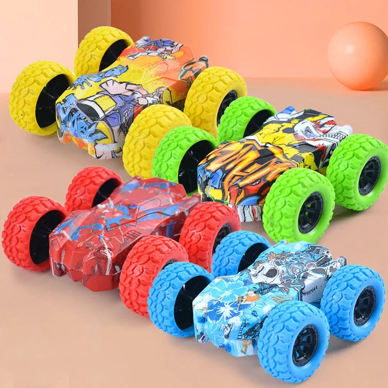 Children's toy car fun double-sided car inertial safety anti-collision anti-fall Kid's anti-fall model sliding off-road vehicle