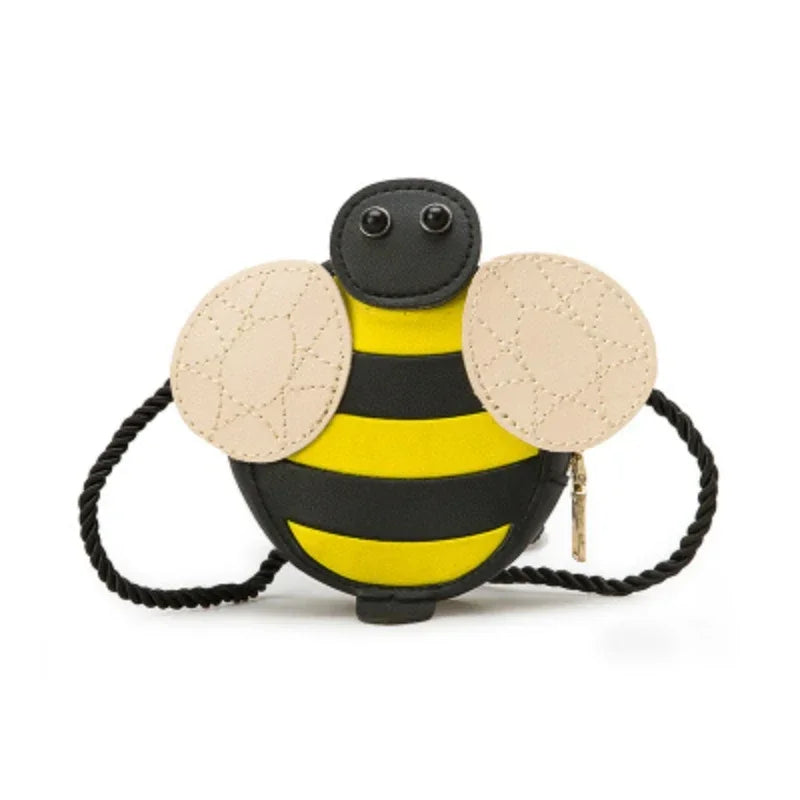 Cartoon Cute Kids Mini Bags for Toddler Bee / Ladybug / Snail Crossbody Bag Adorable Baby Children's Small Handbags Gift