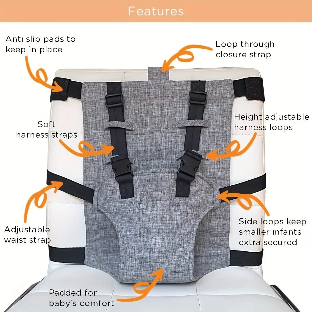 Kid Dining Chair Seat Belt Travel Adjustable Safe Protection Tie Guard Car Seat High Chair Harness Feeding Baby Care Accessories