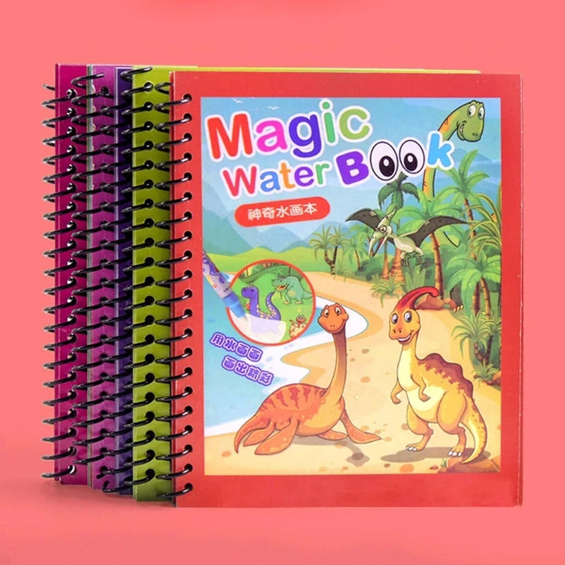 Coloring Books Baby Magic Water Book Montessori Educational Toys Children 1 Year Reusable Painting Kids Games