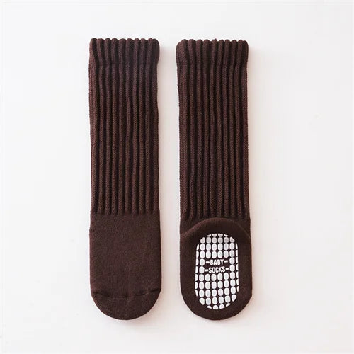 Lawadka Newborn Baby Girl Boy Socks Winter Thick Warm Baby Knee High Long Socks for Girls Boys Soft Toddler Sock Anti slip 0-4Y