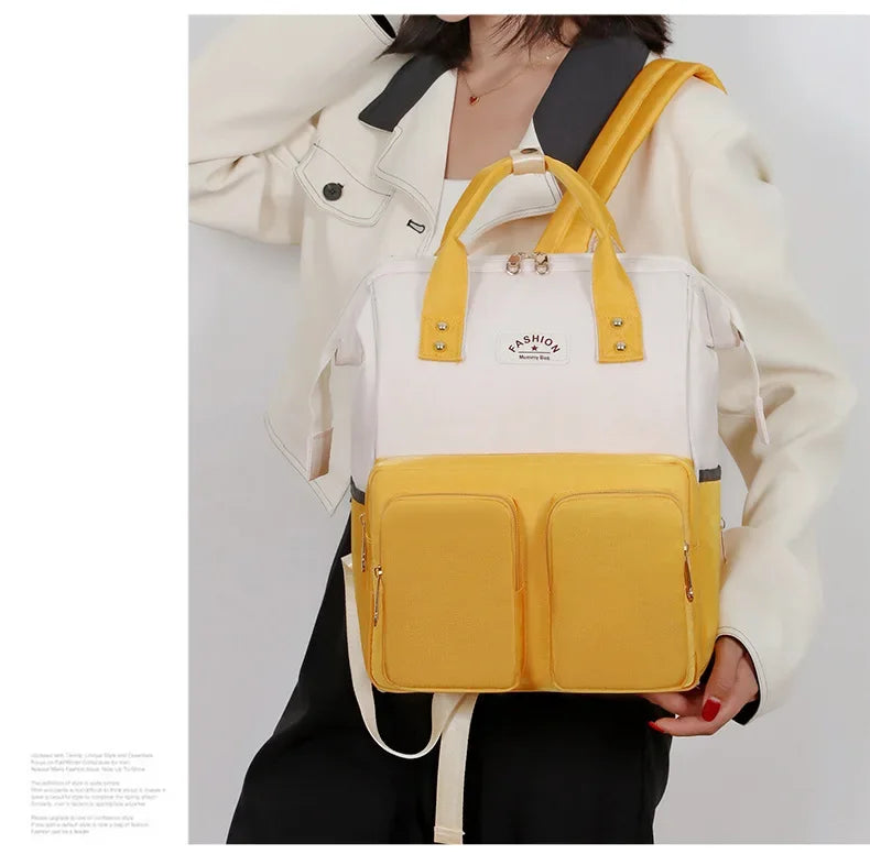 Multifunctional Large-capacity Mommy Bags for Outings Travel Backpack Waterproof Portable Mother and Baby Bag Women's Backpack