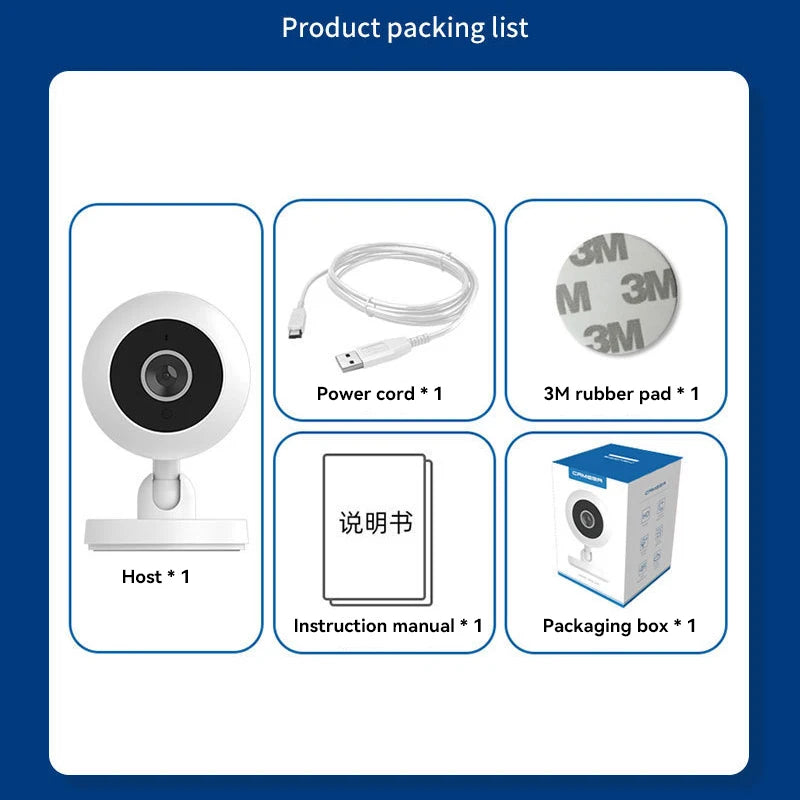 Xiaomi A2 Wireless WiFi Smart Camera Bidirectional Voice 360° Motion Detection Baby Monitor HD Security Surveillance Camera