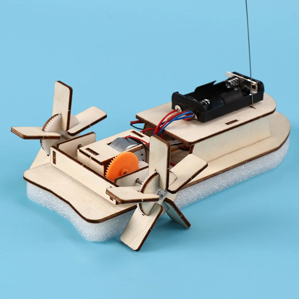 Kids DIY Science Toy Educational Scientific Experiment Puzzle Toys 3D Assemble Car Boat Model Physics School STEM Projects Kit