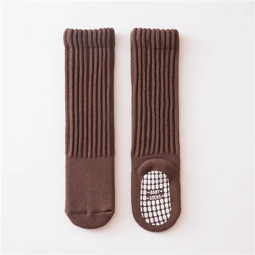 Lawadka Newborn Baby Girl Boy Socks Winter Thick Warm Baby Knee High Long Socks for Girls Boys Soft Toddler Sock Anti slip 0-4Y