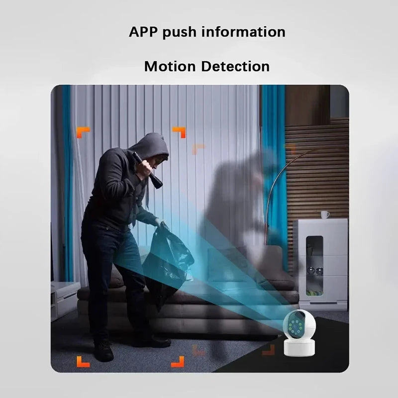 Xiaomi 4K Smart Camera Rotatable WiFi Surveillance Camera Baby Monitor Auto Tracking Color Night Vision Indoor Security Camera