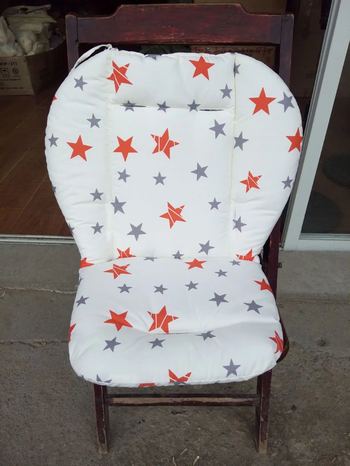 Baby Kids Highchair Cushion Pad Mat Booster Seats Cushion Pad Mat Feeding Chair Cushion Pad Stroller Cushion Mat Cotton Fabric