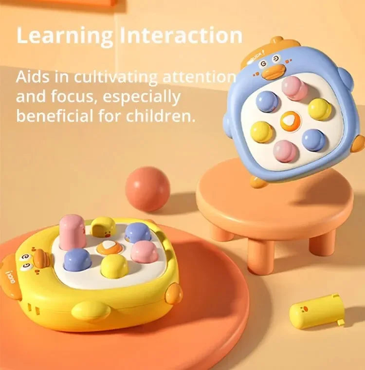 1 Pc Mini Whack-a-Mole Hand-eye Coordination Educational Toy Random Color Children's Pinch Finger Decompression Toy
