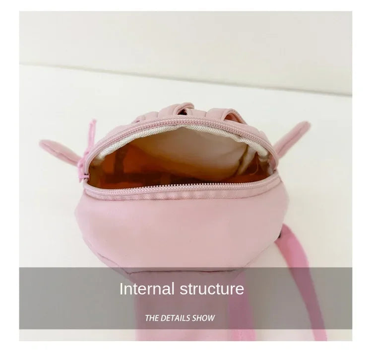 Fashion Children School Bags Bunny Portable Backpacks Kids Travel Rucksacks Cute Boys and Girls School Book Backpack Chest Bag