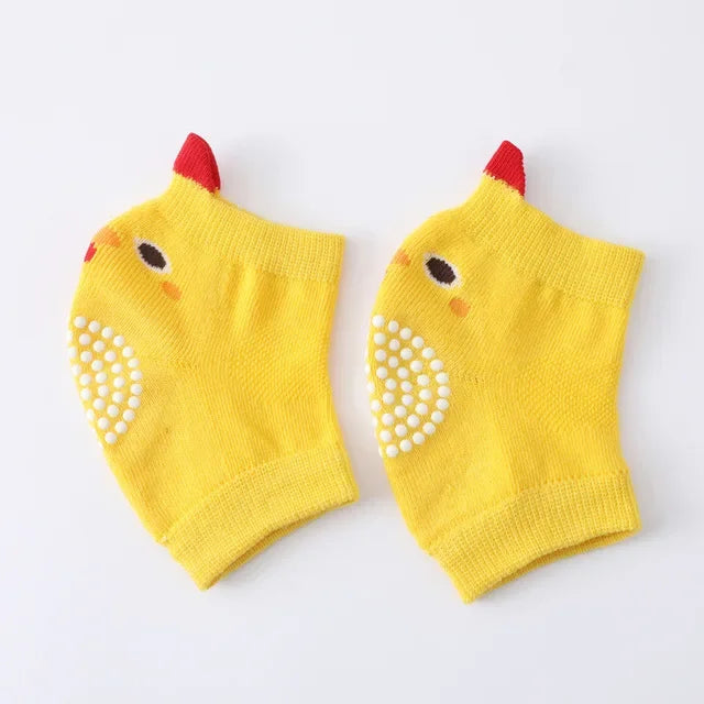 0-3 Years Cotton Baby Knee Pad Girls Boys Anti-slip Knee Pads Newborn Protector Crawling Elbow Cushion Kid Leging Kneecaps