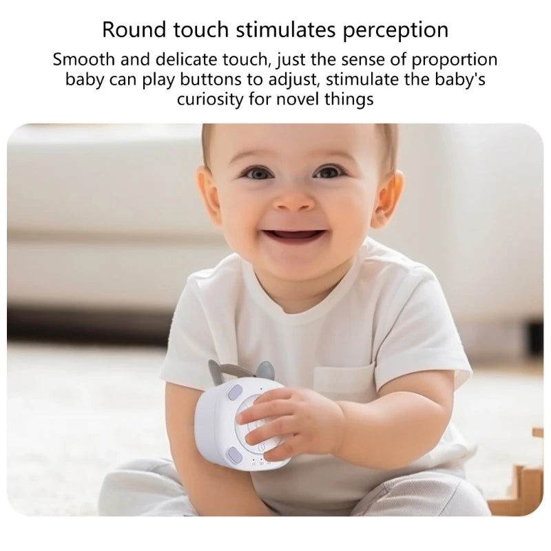 Portable Baby White Noise Machine Rechargeable Mood Soother with 7 Color Light for Nursery and Travel Sleep Aid A2UB