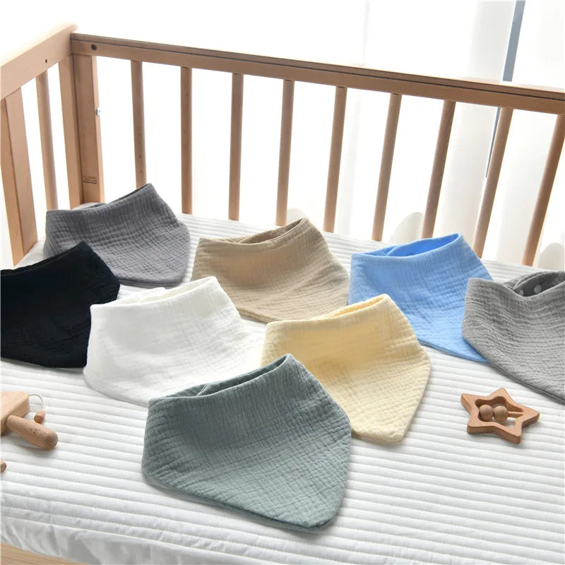Baby's Saliva Towel, Handkerchief, Feeding Bib Set, Gift Suitable for All Seasons