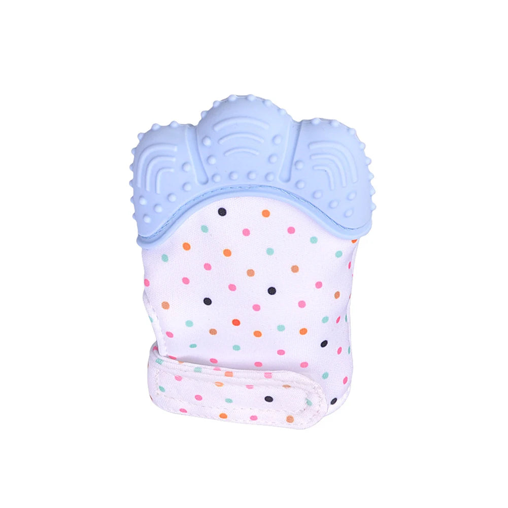 Kids Teething Gloves Mittens Chewable Newborn Dental Care Durable Teether Toys Teething Infant Chewing Toy Baby Care Tools Stuff