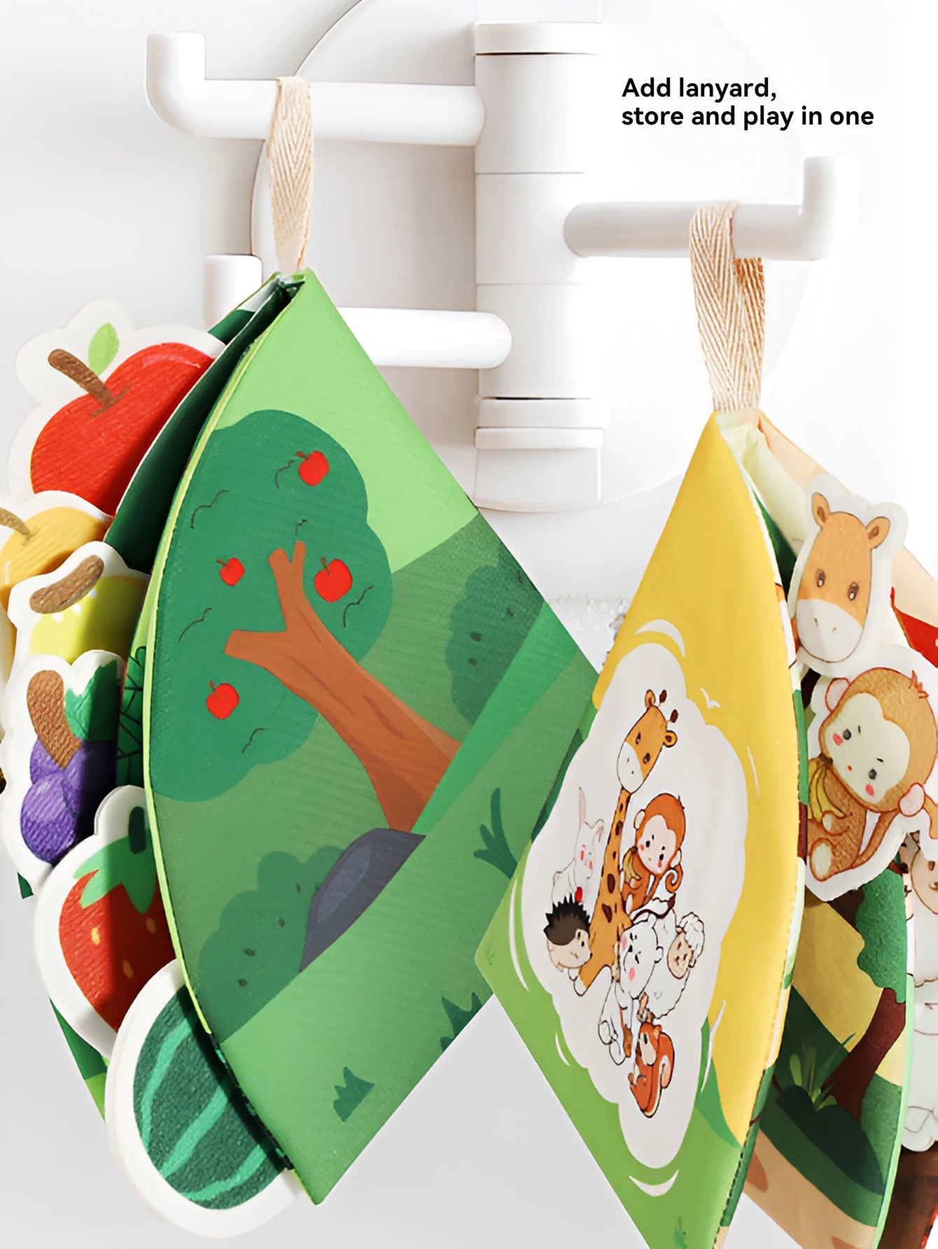 Children's tear book baby cloth book toy picture matching can tear paste repeatedly tear paste cloth art