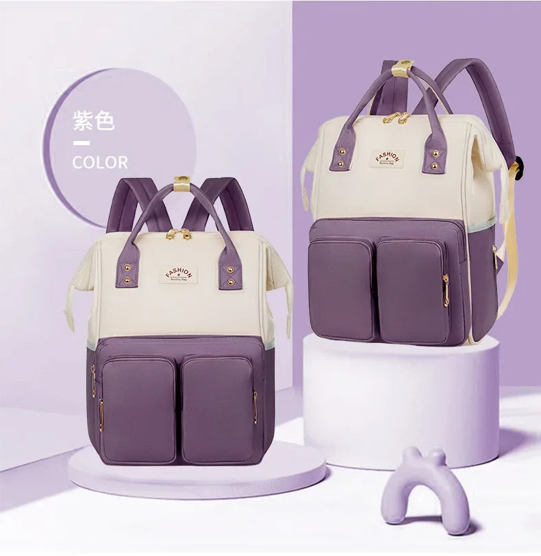 Multifunctional Large-capacity Mommy Bags for Outings Travel Backpack Waterproof Portable Mother and Baby Bag Women's Backpack