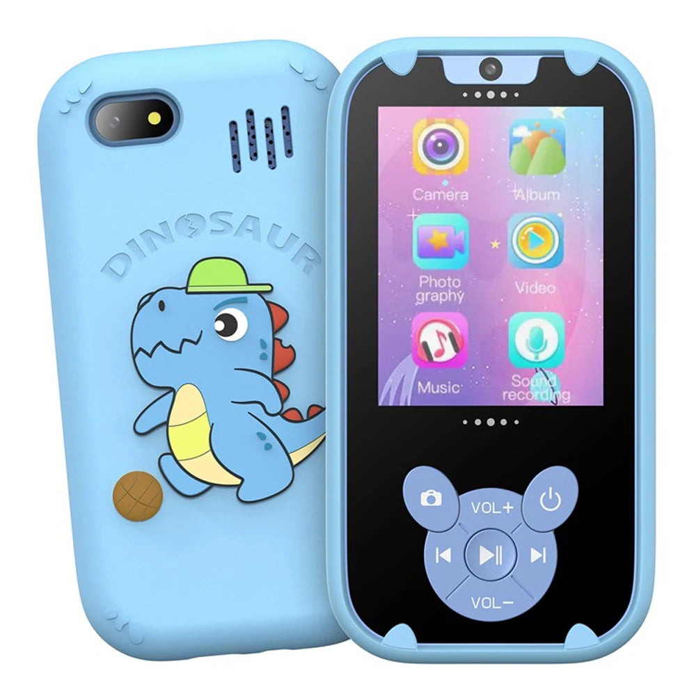 Kids Smart Phone Educational Toys Dual Camera Music Player Baby Phone With 8G Memro Game Learning for Age 3-12 Brithday Gifts