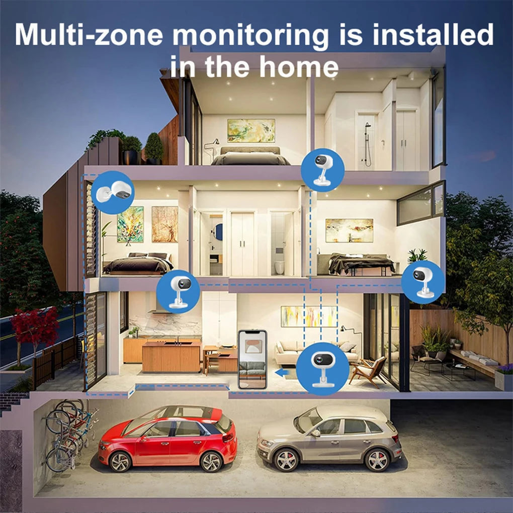 1080P WIFI Baby Monitoring Camera Motion Detection Alarm Reminder Voice Interactive Night Vision Monitoring for Baby