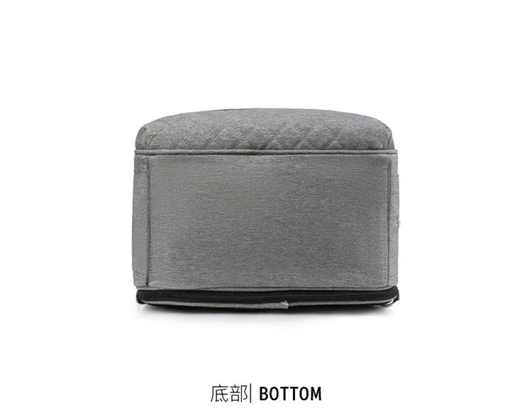 Mummy Backpack With Foldable Crib Soft Mattress Multifunctional Mommy Bags Baby Bottle Insulation Storage Bags Diaper Organizer