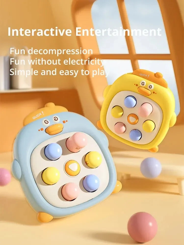 1 Pc Mini Whack-a-Mole Hand-eye Coordination Educational Toy Random Color Children's Pinch Finger Decompression Toy
