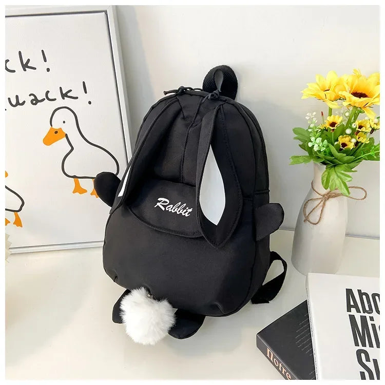 Fashion Children School Bags Bunny Portable Backpacks Kids Travel Rucksacks Cute Boys and Girls School Book Backpack Chest Bag