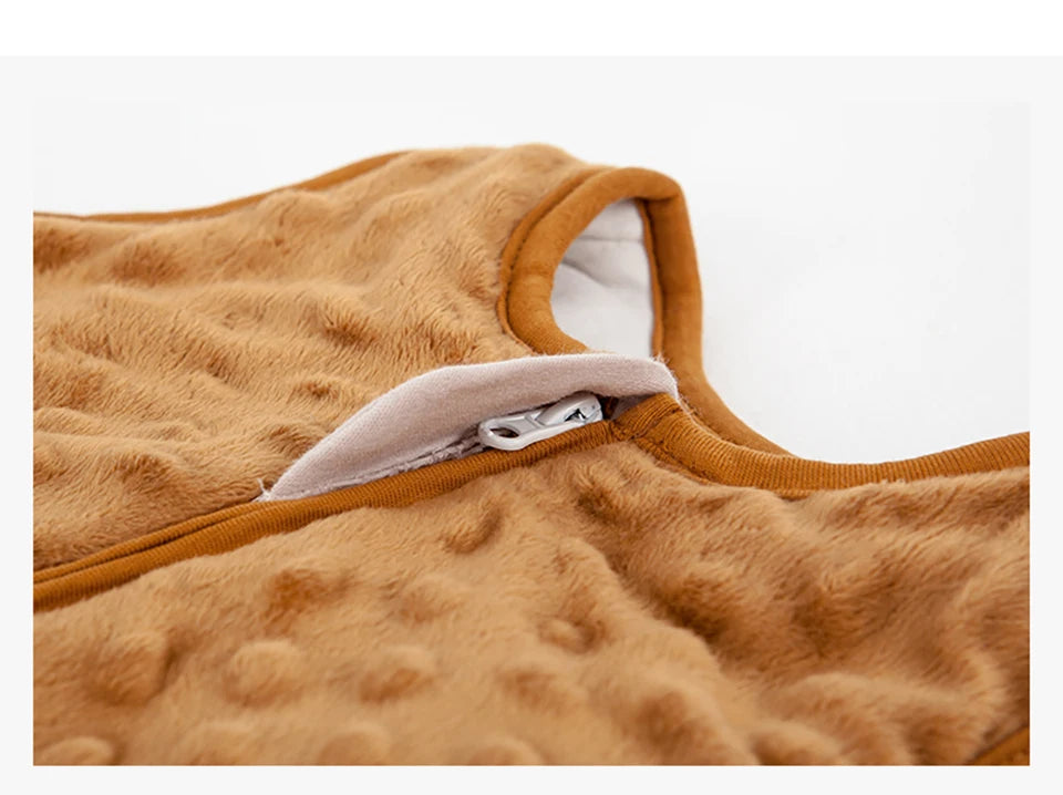 Baby Sleepsack 3-24Months Autumn Baby Sleeping Bag Blanket 1.5Tog Doudou Soft Feeling Starfish Shell Print Vest Style