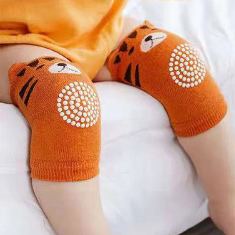 0-3 Years Cotton Baby Knee Pad Girls Boys Anti-slip Knee Pads Newborn Protector Crawling Elbow Cushion Kid Leging Kneecaps