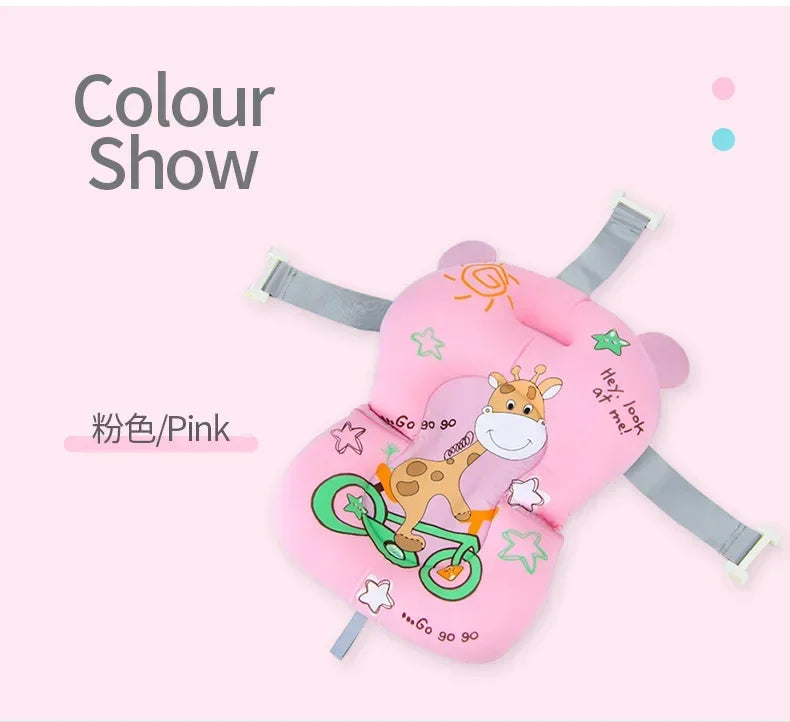 Baby Bathtub Bath Seat Support Mat bath And Shower Air Cushion Bed Non-Slip Bathtub Mat Newborn Bebe Safety Security Bath Seat