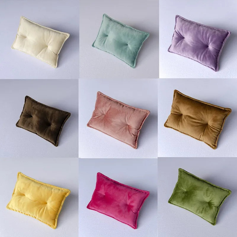 Newborn Photography Props Posing Velvet Poses Cushion Mini baby Pillow Mat Photography Accessories