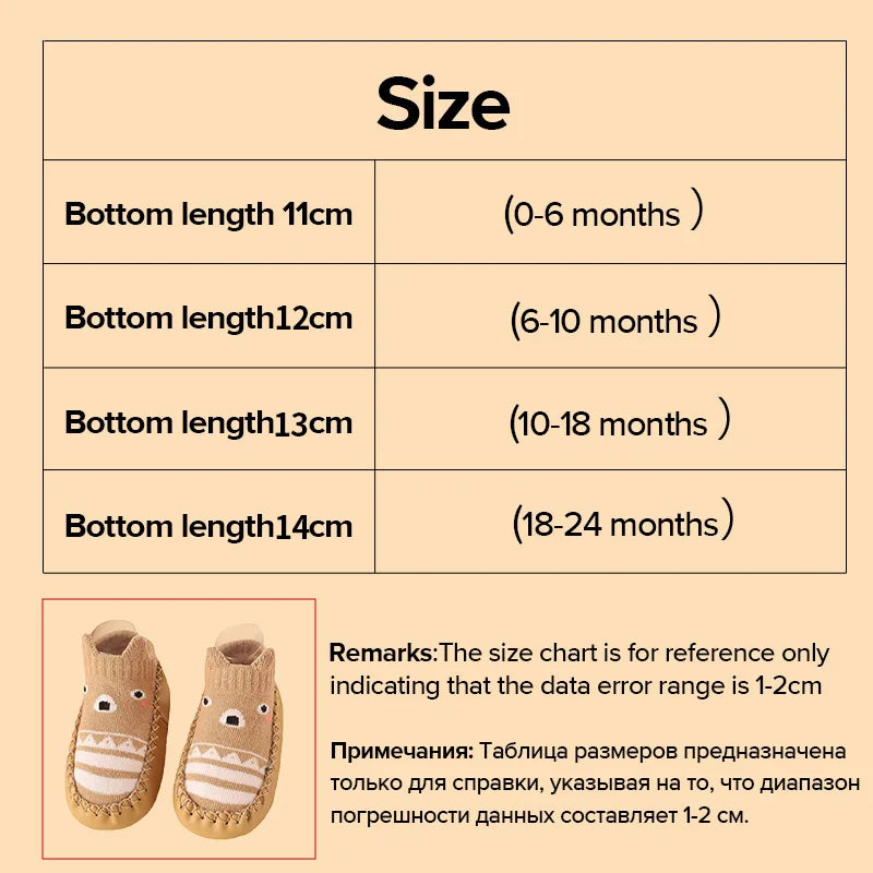 2025 New Born Baby Socks with Rubber Soles Infant Baby Girls Boys Shoes Spring Autumn Baby Floor Socks Anti Slip Soft Sole Sock