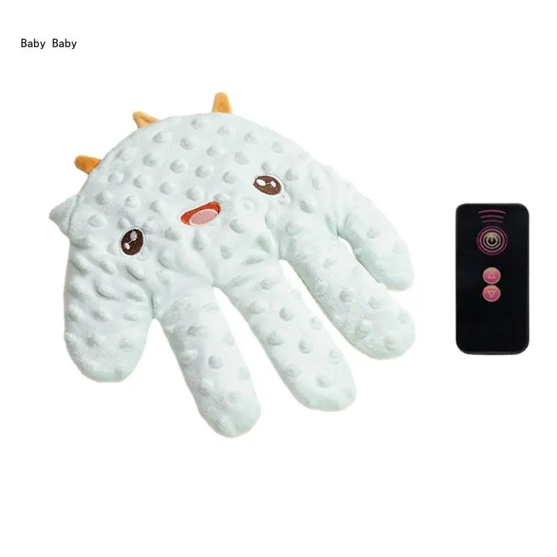Cartoon Baby Sleep Aid Soothing Pillow Comforting Hand Detachable with Remote for Comfortable Newborns Sleeping