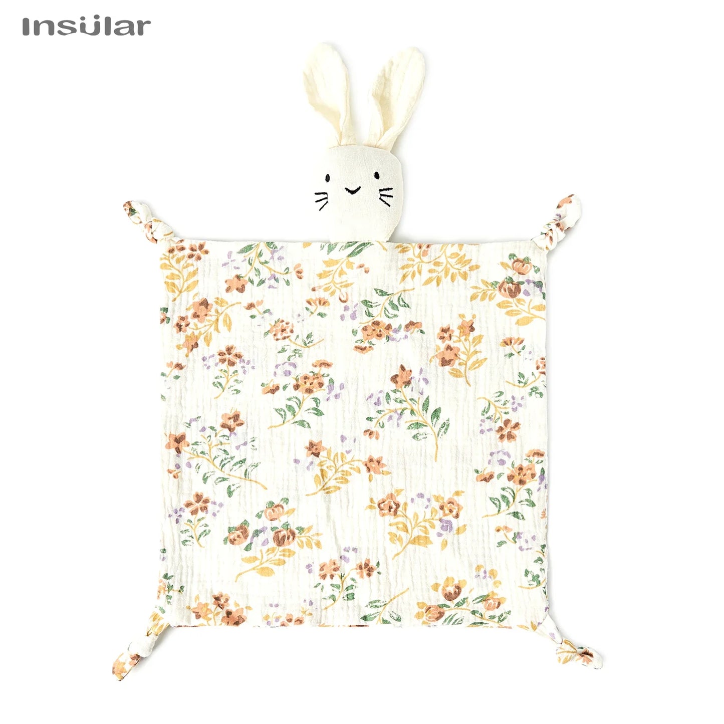 Muslin Baby Comfort Towel Cotton Comforter Blanket Soft Newborn Sleeping Dolls Kid Sleep Toy Soothe Appease Towel Bib