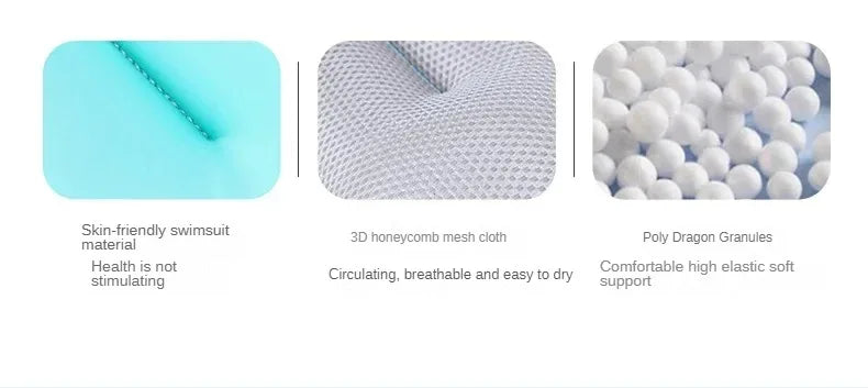 Baby Bathtub Bath Seat Support Mat bath And Shower Air Cushion Bed Non-Slip Bathtub Mat Newborn Bebe Safety Security Bath Seat