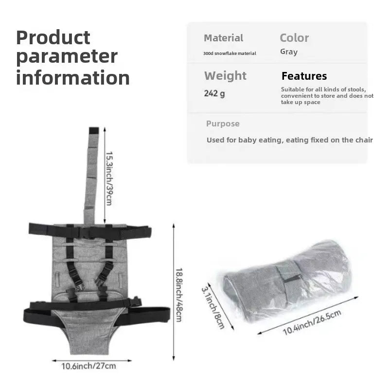 Kid Dining Chair Seat Belt Travel Adjustable Safe Protection Tie Guard Car Seat High Chair Harness Feeding Baby Care Accessories