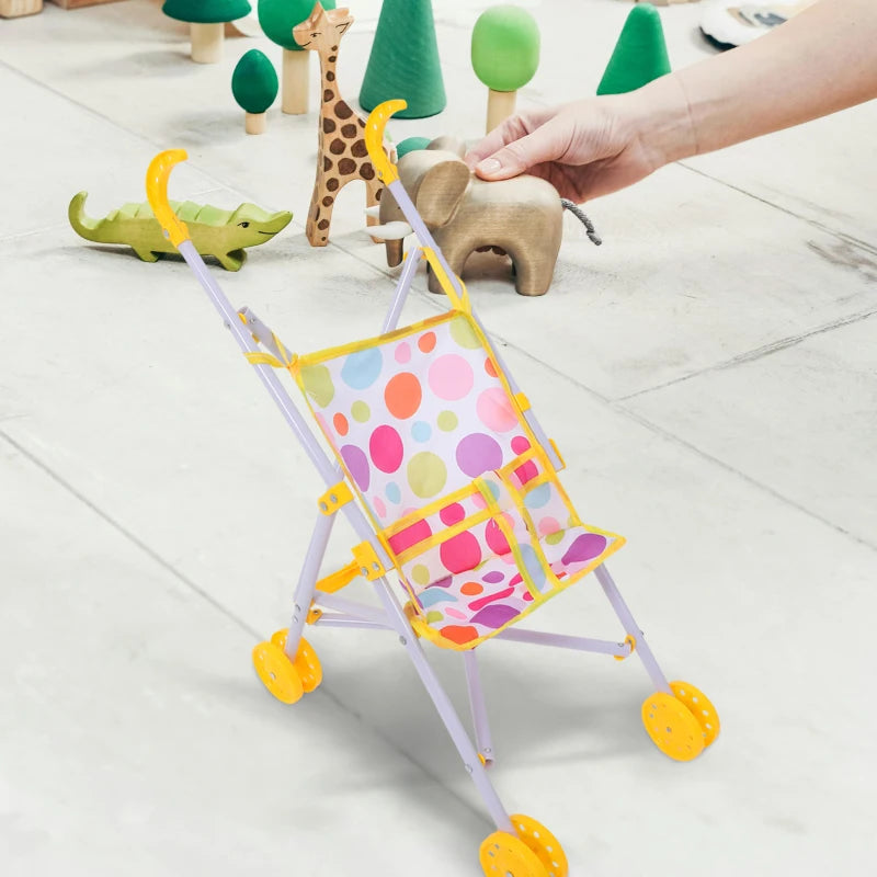 Accessories Trolley Toy Travel Baby Pretend Abs Foldable with Stroller