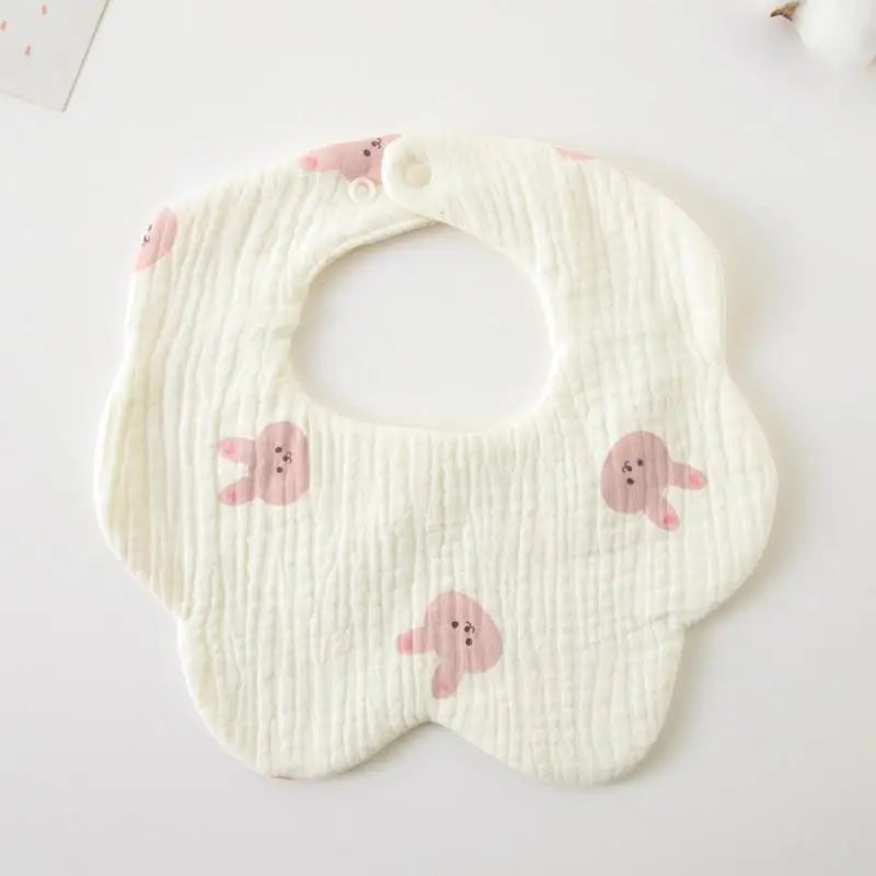 Newborn Bibs Burp Cloths For Baby Girls Boys Infants Cotton Saliva Towel Toddler Feeding Drool Bib Thickened Burp Cloths New