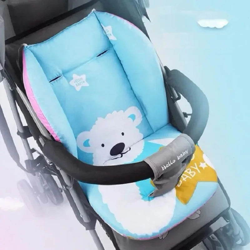 Baby Kids Highchair Cushion Pad Mat Booster Seats Cushion Pad Mat Feeding Chair Cushion Pad Stroller Cushion Mat Cotton Fabric