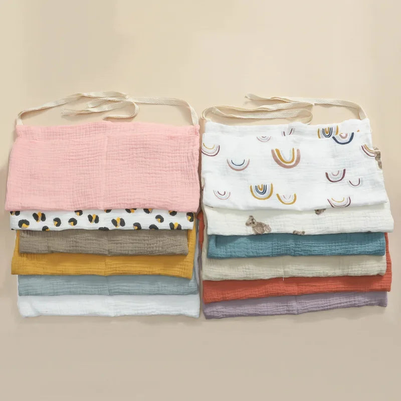 Baby bedside dual-pocket storage bag Portable diaper storage bag Newborn bedside multi-functional storage bag cute