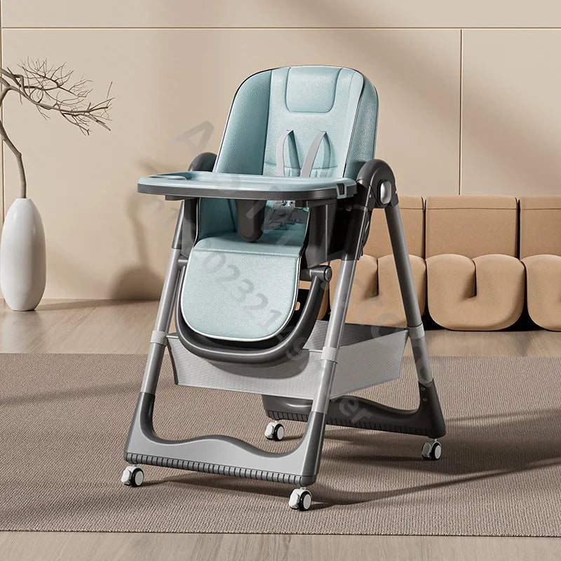 Raised baby dining chair, children's multifunctional foldable dining chair, convenient baby eating dining chair, baby recliner