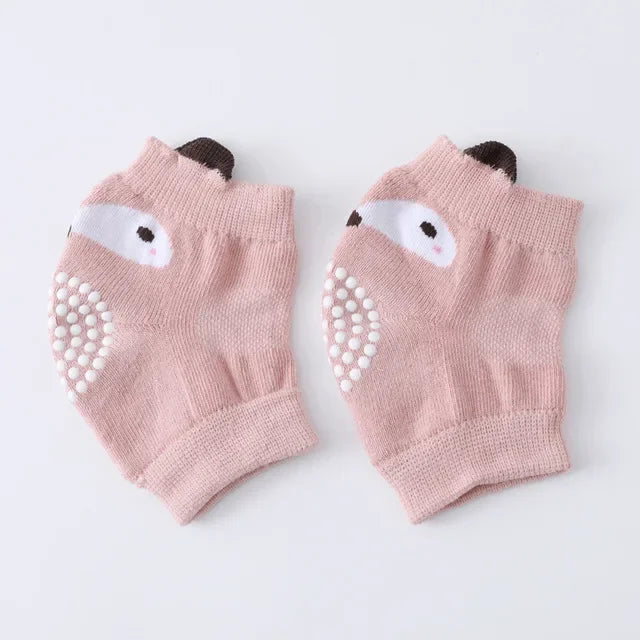 0-3 Years Cotton Baby Knee Pad Girls Boys Anti-slip Knee Pads Newborn Protector Crawling Elbow Cushion Kid Leging Kneecaps